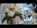 How to paint Tulips in Acrylic with Bold Brushstrokes by Krista Eaton