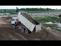 Wow! Sand Filling Big Project Force Power Bulldozer, Wheel Loader & Big Dumper