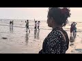 #video - ragini vishwakarma juhu beach par naye kalakaron se bat karti