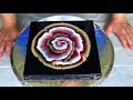 (736) From SPIRAL to FLOWER in 10 MINUTES ~ Fluid Art ~ Step by step tutorial ~ Fiona Art