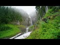 4K Virtual Walk through Beautiful Mountain Forest - Fascinating Comet Falls, Mt. Rainier Area