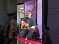 Acoustic singer singing Dreams from Fleetwood Mac at Nashville airport 11/5/21