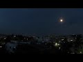 Timelapse with the moon and the clouds into the dusk on July 3, 2020. Harmonica music by Dwarika