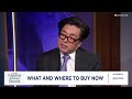 Fundstrat Global Advisors Tom Lee on what and where to buy now at CNBC FA Summit