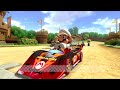 Mario Kart 8 Duluxe - Fire Mario Drivers Lightning Streamliner in Lightning Cup | The Top Racing