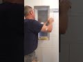 Window waterproofing in a shower with HYDRO BLOK