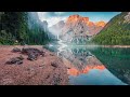 Beautiful Relaxing Music with Amazing Nature Landscape Images, Stress Relief Music, Soothing Music,