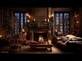 🔥Enchanted Winter Fireside Ambiance: Cozy Atmosphere by the Fire