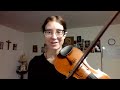 Anna Stafford's violin lessons 1/3; I saw 7 nukes on the US in the Host