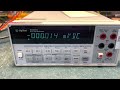 HP / Agilent 34401A Repair. Self Test Error 609, 610, 613, 615, 617, 619