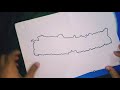 How to draw new map of nepal | Three finger style map draw | नेपालको नक्सा |SEE 2077