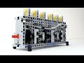 Lego Technic Pneumatic 6 Cylinder Inline Engine - i6 - 1500 RPM! -  With Instructions and Parts List