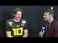 Justin Herbert reflects on his career after emotional messages from Pac-12 legends