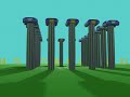 Perspektivo de ionikaj kolonoj - Perspective de colonnes ioniques