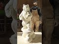 Carving A STANDING BEAR #soapstone