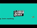 Loru Games intro SPARCC 2022