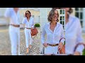 WHAT TO WEAR WHITE TROUSERS WITH FOR WOMEN BEFORE AND AFTER 50 YEARS OLD | TIPS FROM STYLISTS