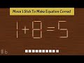 Move only 3 stick to get the coin inside | Tricky Matchstick Puzzles with Answer