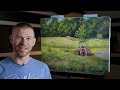 Tractor in the Field - Paint with Kevin