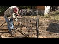 How to build a hog trap. Detail hog trap door trigger