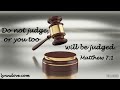 Judge not the Righteous #judgement  #righteousness #anointing