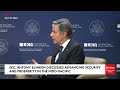 Sec. Antony Blinken & Singapore Ambassador Discuss Security & Prosperity In The Indo-Pacific