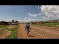 Walking in the countryside Bulambuli village, Uganda
