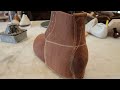 Handmade Slog Lace Up Boots | The Full Process