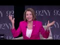 Speaker Emerita Nancy Pelosi in Conversation with David Rubenstein