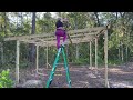 Simple DIY Pole Barn in 10 min
