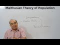 Malthusian Theory of Population (HINDI)