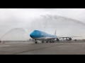 Arrival of pandas at Schiphol / Aankomst panda's op Schiphol