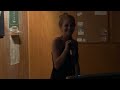 Carmen Bryan singing karaoke Jumpin' Jack Flash