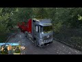 Mercedes benz ACTROS | FOREST | Mapa RPM | Euro Truck Simulator 2 - v1.50 | Logitech g29 gameplay.