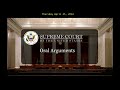 Live: Supreme Court hears arguments on Trump immunity case