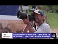 Celebration of rare white bison birth in Yellowstone comes with a warning