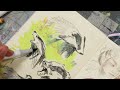 Tips for Sketching More Easily! // & drawing badgers (mixed-media)