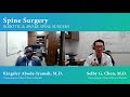 Spine Surgery: Robotic and Awake Spine Surgery