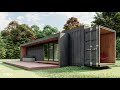 Shipping container house – 1 bedroom – 40 High Cube container
