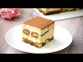 Easiest No Bake Italian Tiramisu Cake recipe with no alcohol and no  mascarpone