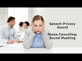 White Noise Conversation Masking Speech Privacy Sound Noise Cancelling