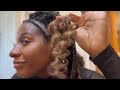 NATURAL CROCHET HAIRSTYLE | no leave out | protective hairstyles | hair tutorial | natural hair