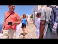 SANTORINI Walking Tour 2024 🇬🇷☀️ | Fira, Greece Immersive Video with Captions [4K/60fps]