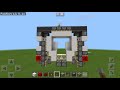 MCPE/MCBE 1.2.11 Layout Sized 4x4 Vault Door (2x10x8=160 Blocks)