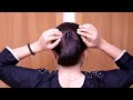 Quick & Comfortable Low Bun Hairstyle That Anyone Can Do By Self ! Banana Clip Hairstyles For Girls