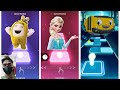 Oddbods Bubbles 🆚️ Elsa FROZEN 🆚️ Tayo The Little Bus. 🎶Who Is Best ?