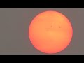 Viewing Sunspots with the Naked Eye