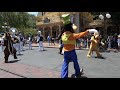 Disneyland Band Set with March Down Main Street USA w/Disney Characters - Mickey, Minnie, Goofy +