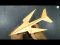 How to make a super megajet paper airplane that fly over 1000 feet! #aeroplane #airplane #paper