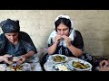 Baking 5,000-year-old village bread in grandma old kitchen |Daily routine village life of Azerbaijan
